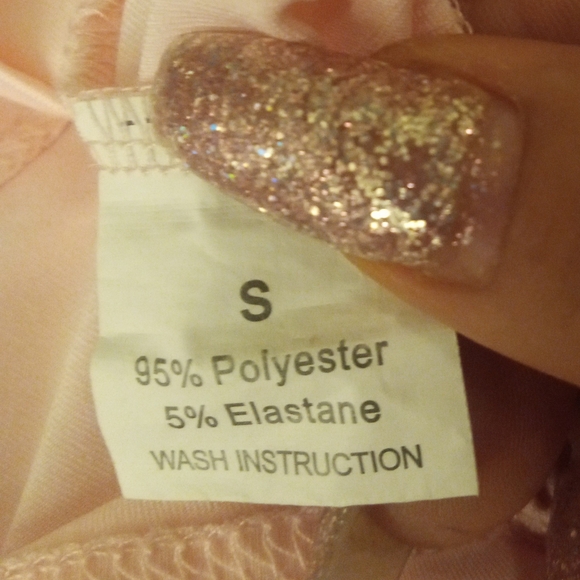 Elegant Light Pink Sleeveless Duo Corset Size Small - Picture 4 of 6